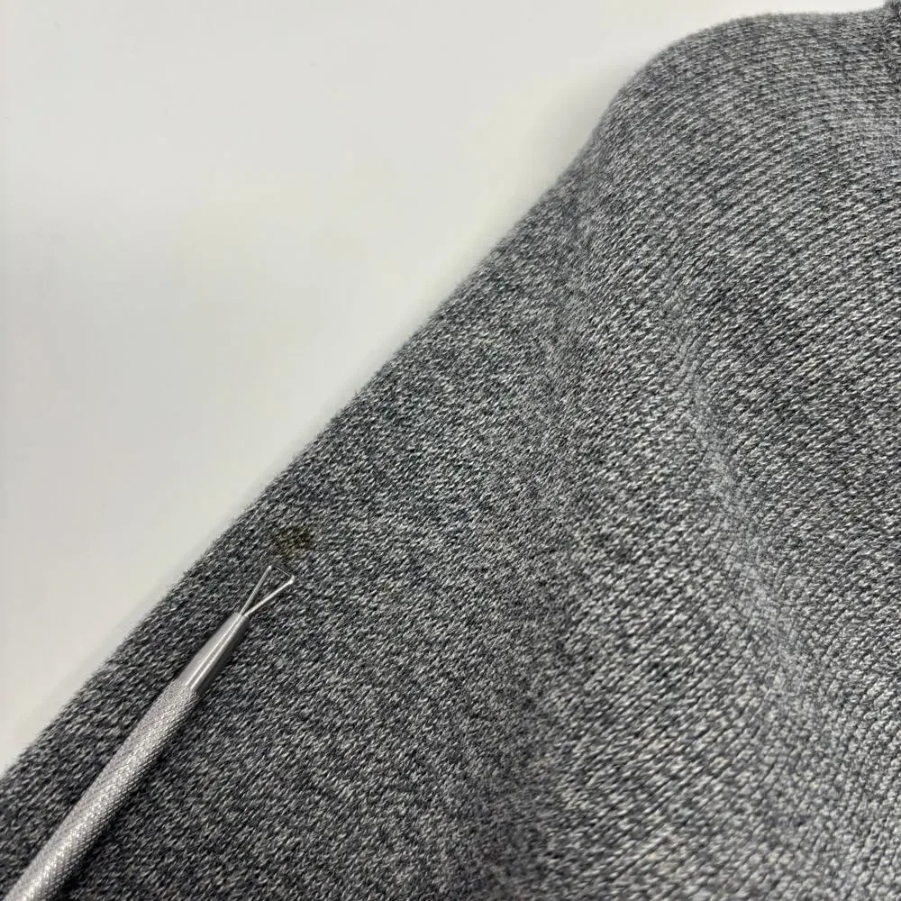 Polo Ralph Lauren Medium Gray Shawl Collar Long‎ Sleeve Pullover Henley Sweater